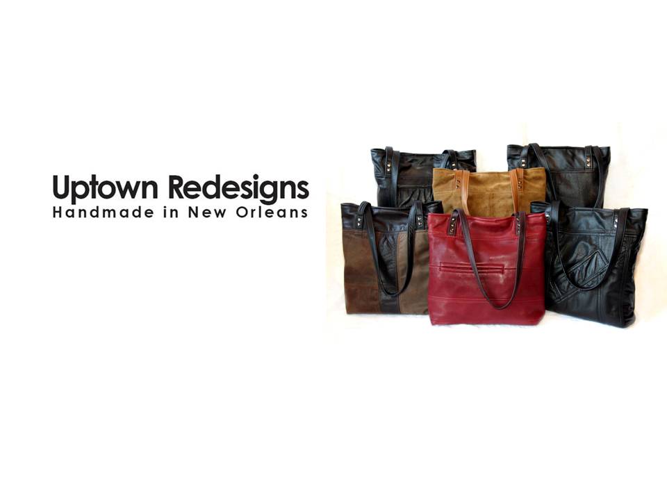 Uptown Redesigns Logo and leatherr hdbags