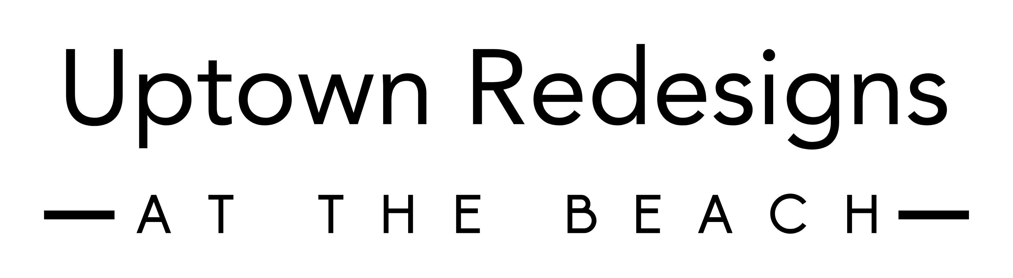 uptown redesigns logo